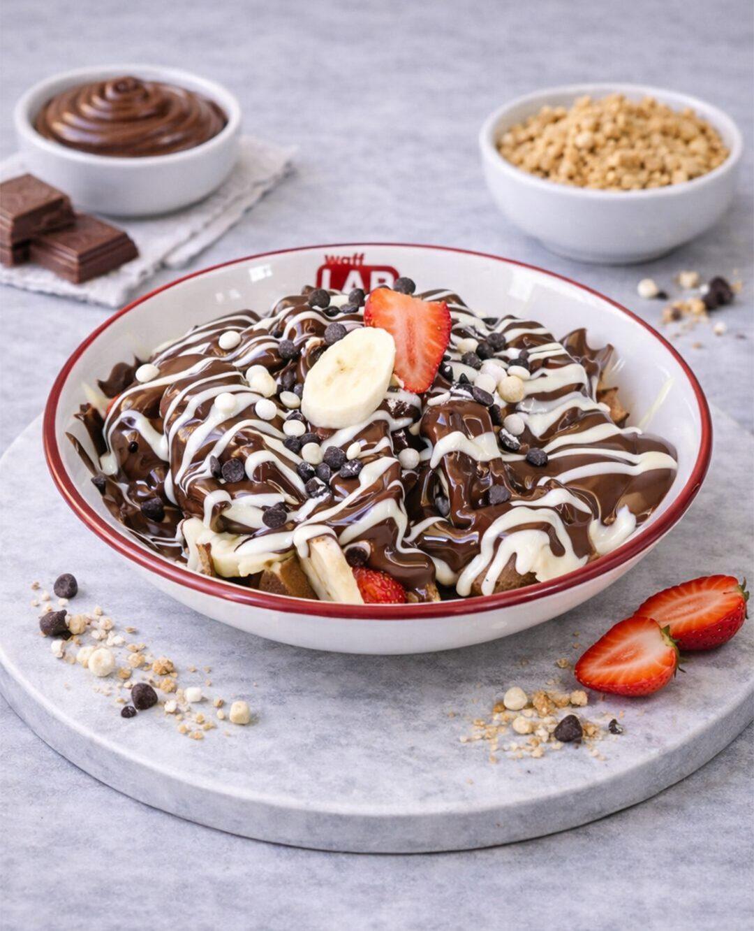 Muzlu & Fındıklı Waffle