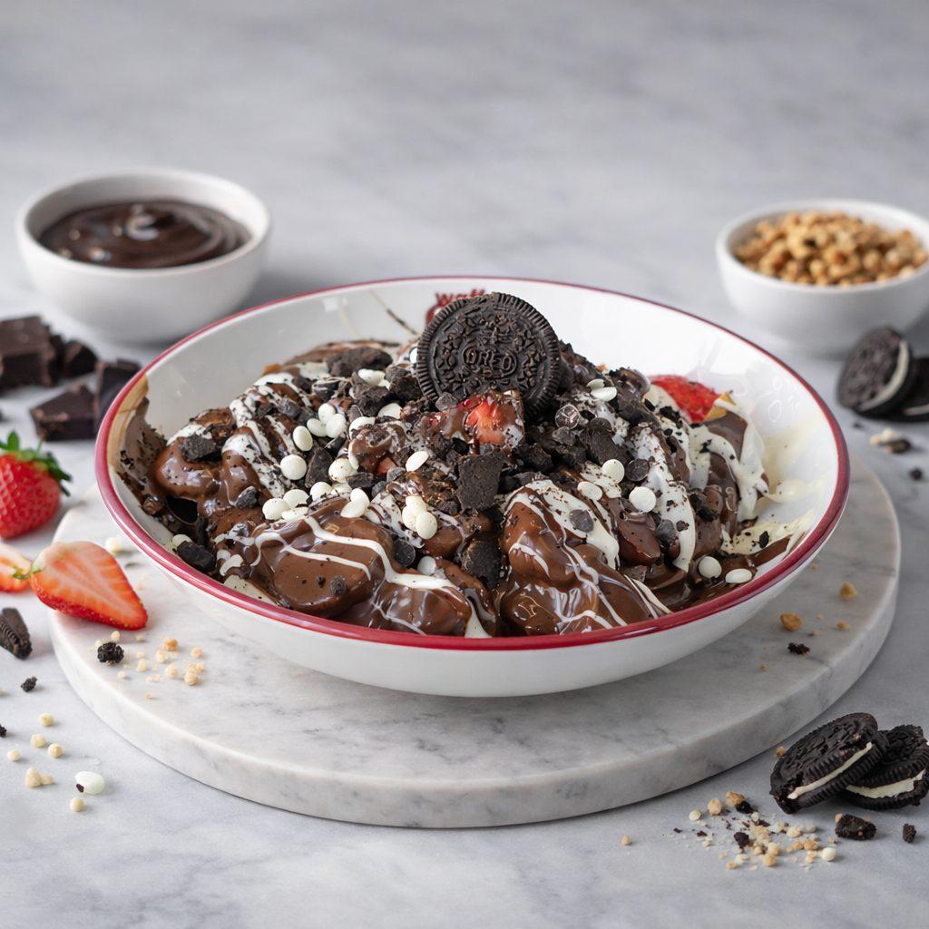 Oreo & Beyaz Çikolatalı Waffle
